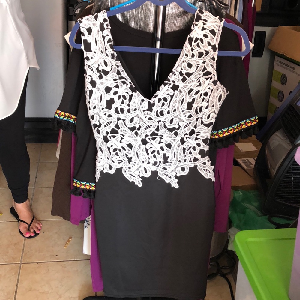 Lace cocktail dress